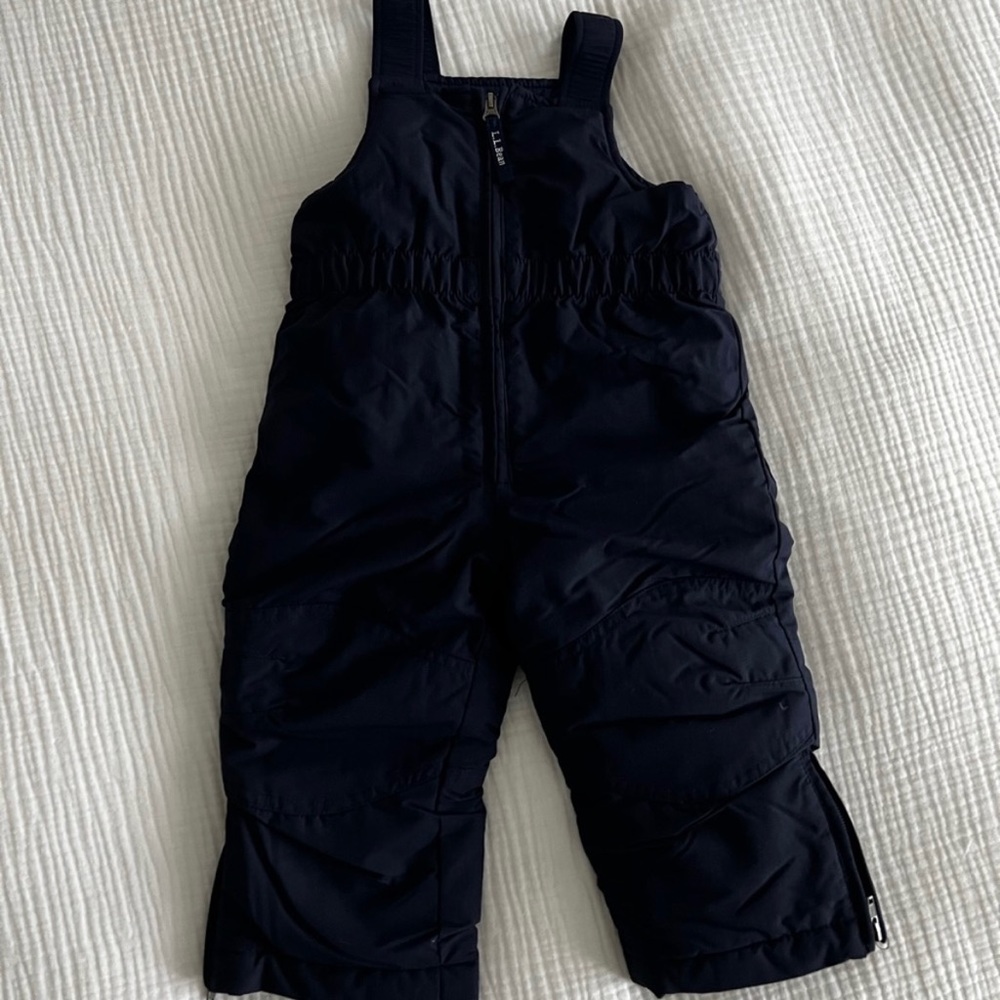 LL Bean Toddler Snow Bib 2T